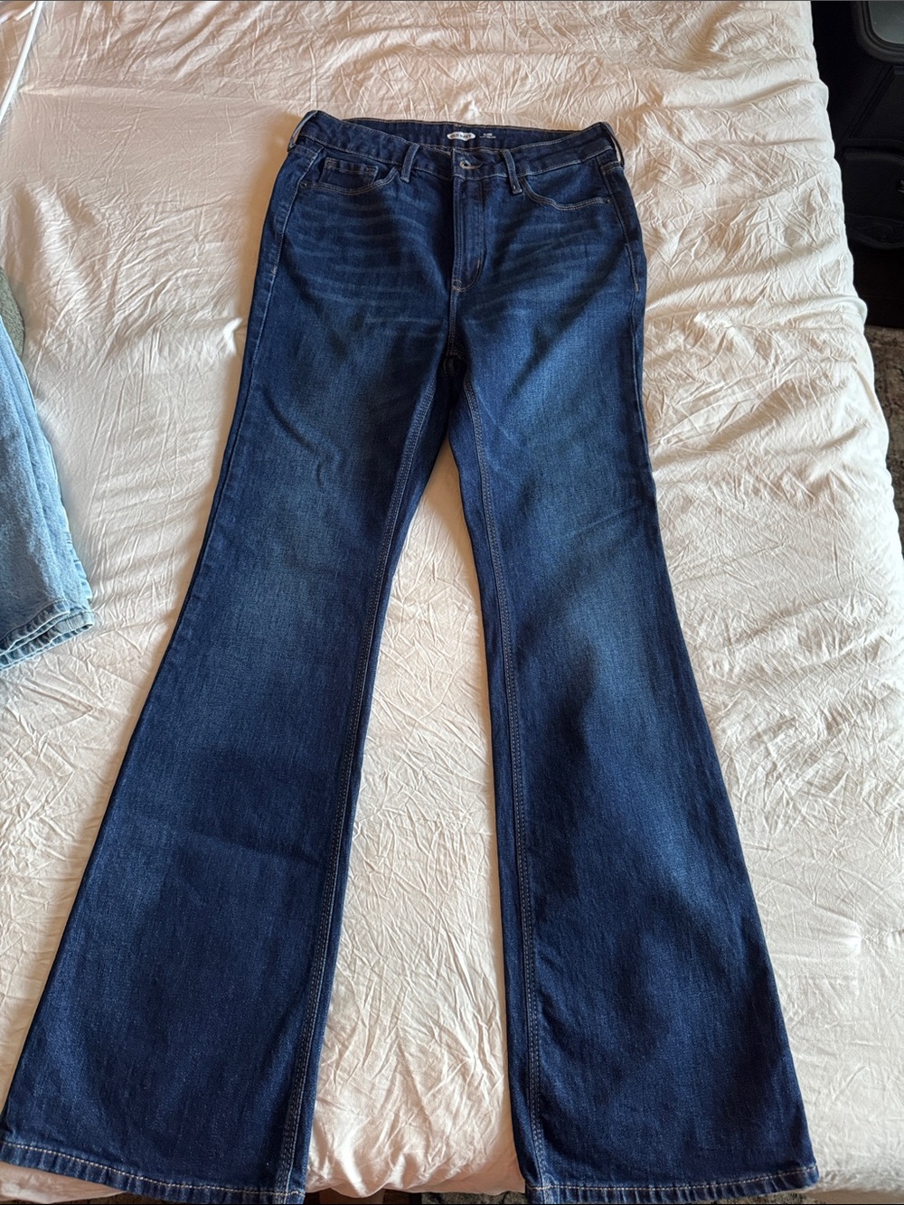 Old Navy Dark Blue Wide Leg Jeans